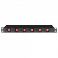 Showgear Showgear | 91235 | 19" 1U Bandeau de prises 6 zones