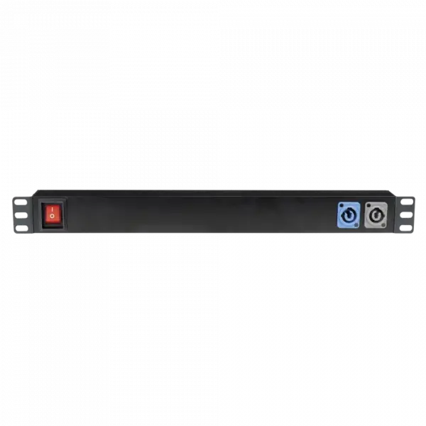 Showgear Showgear | 91234 | 19" 1U Socketstrip 7 met Powercon in-uitgang