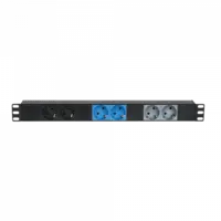 Showgear Showgear | 91232 | 19" 1U CEE16A to 6x socket 3 phase splitter