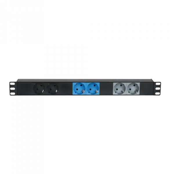 Showgear Showgear | 91232 | 19" 1U CEE16A to 6x socket 3 phase splitter