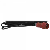 Showgear Showgear | 91232 | 19" 1U CEE16A naar 6x stopcontacten 3 fase splitter