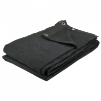 Showgear Showgear | Toile de fond Glamourmolton | 320 g/m2 | 25 cordes de choc | Couleur : Noir