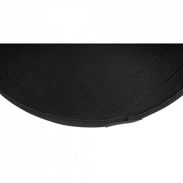 Showgear Showgear | 89104 | Klittenband | Breedte: 2cm | Lengte: 50m | opgenaaid | Kleur: Zwart