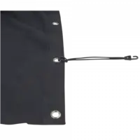 Showgear Showgear | Achterdoek Stagemolton | 320 g/m2 | 13 schokkoorden | Kleur: Zwart