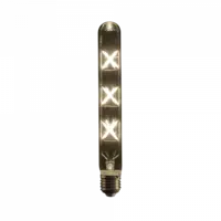 Showgear | 83267 | LED Filament Bulb T9 | 6W | E27 | 2200K | 225mm | Crossed Filament
