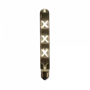 Showgear Showgear | 83267 | Ampoule LED T9 | 6W | E27 | 2200K | 225mm | Filament croisé