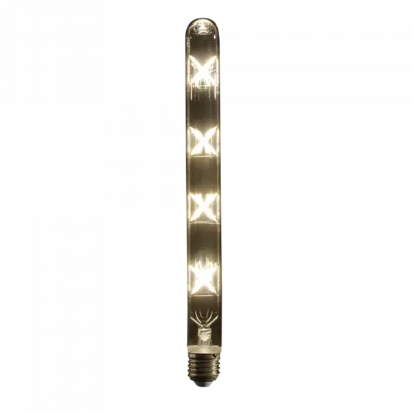 Showgear Showgear | 83266 | LED Filament Bulb T9 | 8W | E27 | 2200K | 300mm | Crossed Filament