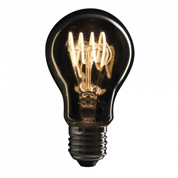 Showgear Showgear | 83260 | Lampe à incandescence LED A60 | 4W | E27 | 1800K | IC Afm | Couvercle en verre doré