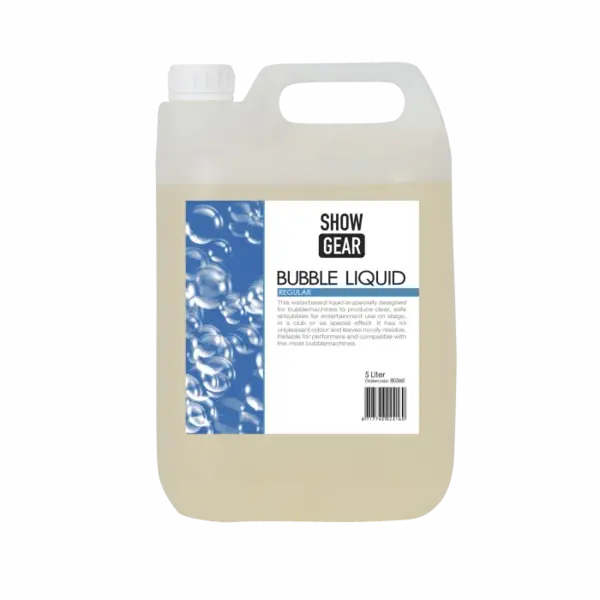 Showgear Showgear | 80360 | Bubbelvloeistof | 5 Liter | Gebruiksklaar