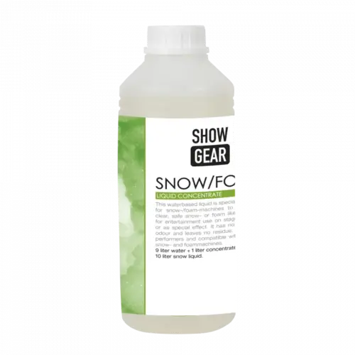 Showgear Showgear | 80340 | Sneeuw/schuim Vloeibaar | 1 liter | Geconcentreerd