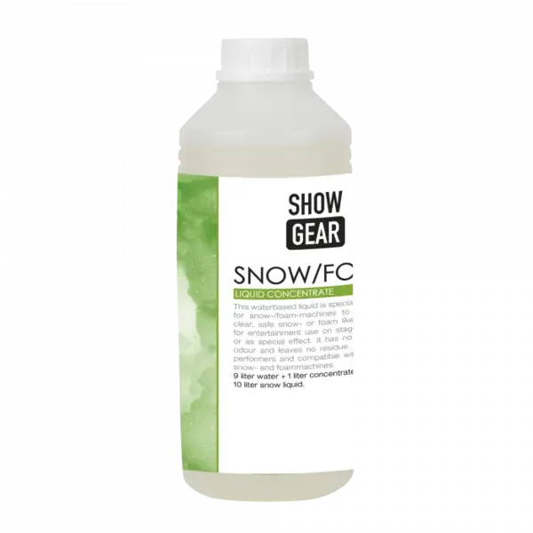 Showgear Showgear | 80340 | Snow/Foam Liquid | 1 litre | Concentrated