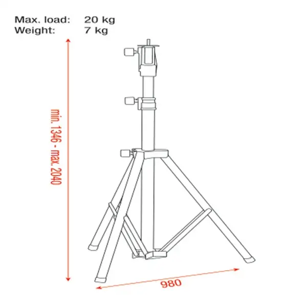 Showgear Showgear | 74002 | Follow-spot stand