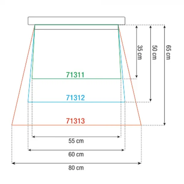 Showgear Showgear | 71311 | Cover for rain hood | 35cm | straight