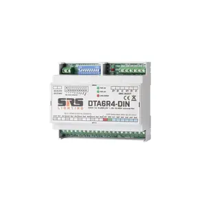 SRS Lighting* SRS Lighting | DTA6R4-DIN | DMX|6x 0/+10V+4x RELAY NC|NO|CMN | in|Uit: screw term | DIN box | without PSU