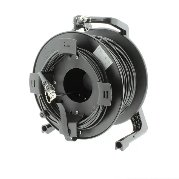Huber+Suhner Huber+Suhner | fibre-optic cable on reel | 100M/200M field cable, Q-ODC-2 to Q-ODC-2