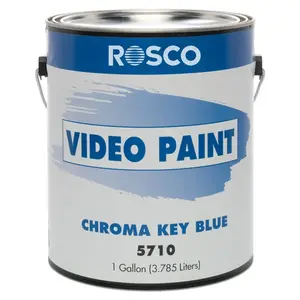 Rosco Rosco | Peinture Chroma key | Pot de 3.76L | Rendement 6m2 par litre | bleu et vert