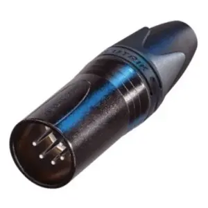 Neutrik Neutrik | NC5MXX-BAG | XLR kabeldeel 5 pin pen zwarte behuizing zilvercontacten XX