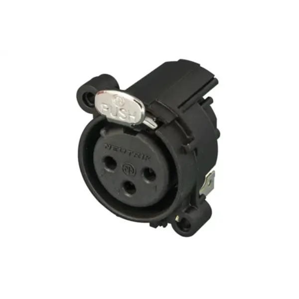 Neutrik Neutrik | XLR chassis A 3-pin socket PCB-H with ground contact housing