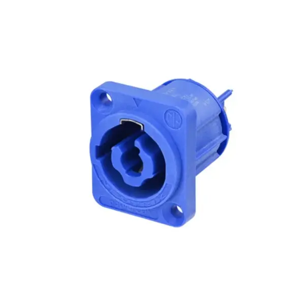 Neutrik Neutrik | powerCON 20A montage panneau -D- 2p+PE pin tab4.8x0.5mm bleu CBC
