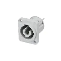 Neutrik | powerCON 20A panel mount -D- 2p+PE socket tab4.8x0.5mm grey CBC