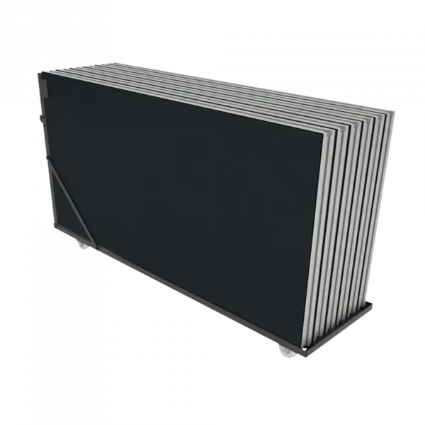 Showgear Showgear | 70681 | Chariot de transport Mammouth | 2x1m | pour 6 Stages/Dex