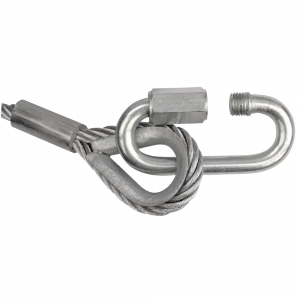 Showgear | 70168 | Safety cable | Diameter: 8mm | Length: 100cm Showgear Showgear | 70168 | Safety cable | Diameter: 8mm | Length: 100cm