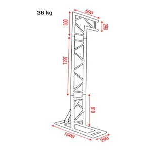 Showgear Showgear | 70148 | Mobile DJ Truss Stand