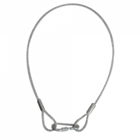 Showgear | 70141 | Câble de sécurité | Diamètre : 6mm | Longueur : 75cm