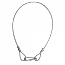 Showgear Showgear | 70141 | Câble de sécurité | Diamètre : 6mm | Longueur : 75cm Showgear | 70141 | Câble de sécurité | Diamètre : 6mm | Longueur : 75cm