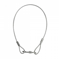 Showgear | 70140 | Câble de sécurité | Diamètre : 4mm | Longueur : 50cm