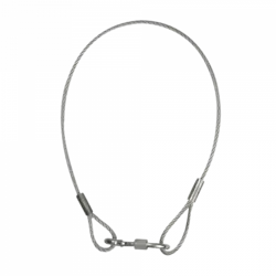 Showgear Showgear | 70140 | Câble de sécurité | Diamètre : 4mm | Longueur : 50cm Showgear | 70140 | Câble de sécurité | Diamètre : 4mm | Longueur : 50cm