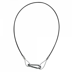 Showgear Showgear | 70111 | Safety cable | Diameter: 4mm | Length: 75cm | Colour: Black Showgear | 70111 | Safety cable | Diameter: 4mm | Length: 75cm | Colour: Black