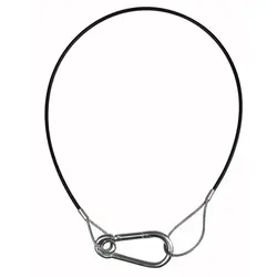 Showgear Showgear | 70110 | Câble de sécurité | Diamètre : 2mm | Longueur : 50cm | Couleur : Noir Showgear | 70110 | Câble de sécurité | Diamètre : 2mm | Longueur : 50cm | Couleur : Noir