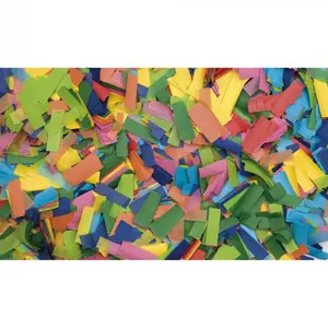 Showgear Showgear | Confetti | Rectangle | Taille : 55x17 mm | chute lente | 1kg | ignifugé