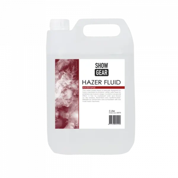 Showgear Showgear | 60575 | Hazer Fluid | 5 Liter | Water base