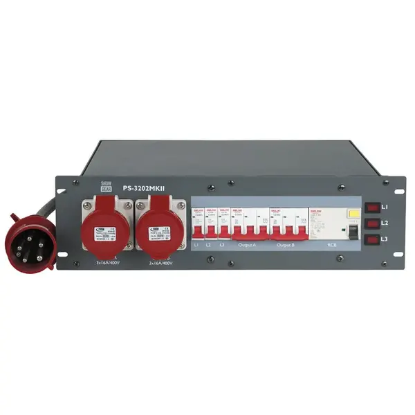 Showgear Showgear | 50634 | PS-3202 | MKII Distributeur de courant