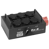 Showgear | 50290 | BO6PW | Breakoutbox | Output: 6 Schuko | Input: CEE 16A 5Pins