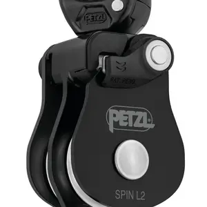 Petzl Petzl | PE-P001CA01 | dubbele katrol SPIN L2 | Kleur: Zwart