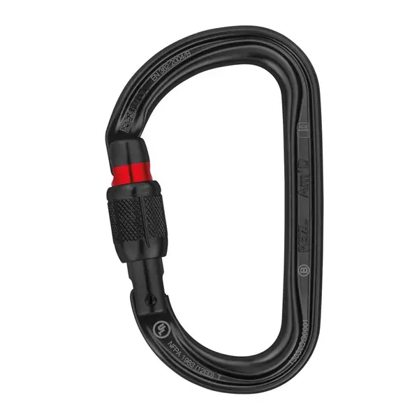 Petzl Petzl | karabijnhaak Am'D | aluminium | 25mm | Kleur: Zwart