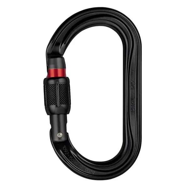 Petzl Petzl | mousqueton OK | alu | 22mm | Couleur : Noir