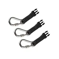 Ergodyne Ergodyne | ER3025-19325-EU | set/3 tool strap m/quick release | m/RVS carbine | Colour: Black