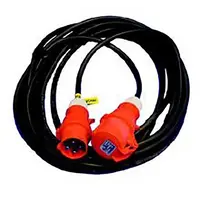 Louis Reyners Louis Reyners | Extension cable with 4-pin CEE plugs | Colour: Red | 16A