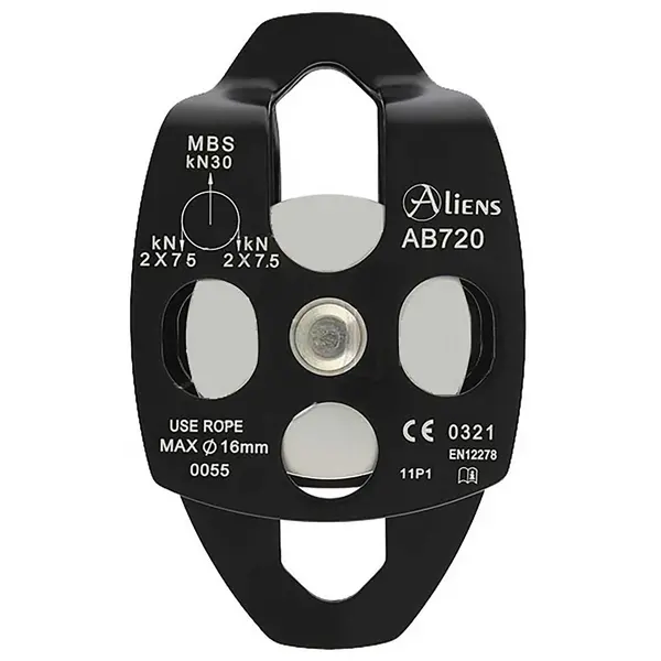 Aliens Aliens | AL-AB720S | double pulley | aluminium | 30kN