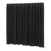 Wentex Wentex | P&D curtain MCS | 330(w) x (h) cm | 300 g/m2 | Colour: Black | Pleated