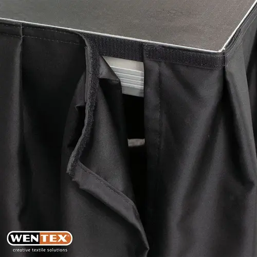 Wentex Wentex | Stageskirt | Couleur : Noir | MCS 300 g/m2 | Plissé