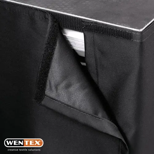 Wentex Wentex | Stageskirt | MCS 300 g/m2 | Non plissé | Couleur : Noir