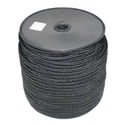 Drisse DRISSE | 8mm rope | Roll of 100m | Tensile strength 550 KG | Black and white DRISSE | 8mm rope | Roll of 100m | Tensile strength 550 KG | Black and white