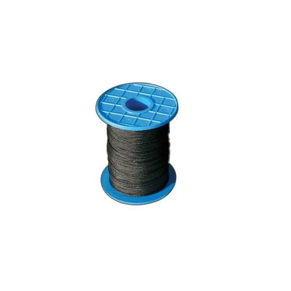 Drisse DRISSE | 2mm touw | Rol van 100m | Trekkracht 25 KG | Zwart en wit