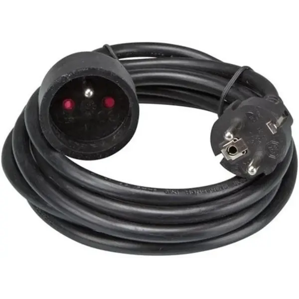 B-Brand | Extension cord | 3G 1,5mm2 | Colour: Black | France schuko