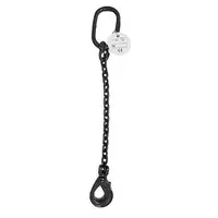 ELLERchain ELLERchain | ELCN-1-06-TKH-Z | 1-spr | 6mm | Colour: Black | hook